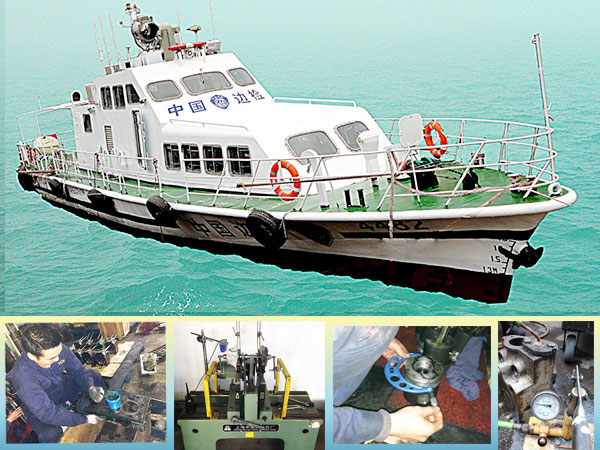 珠海边检4482船艇年度检修